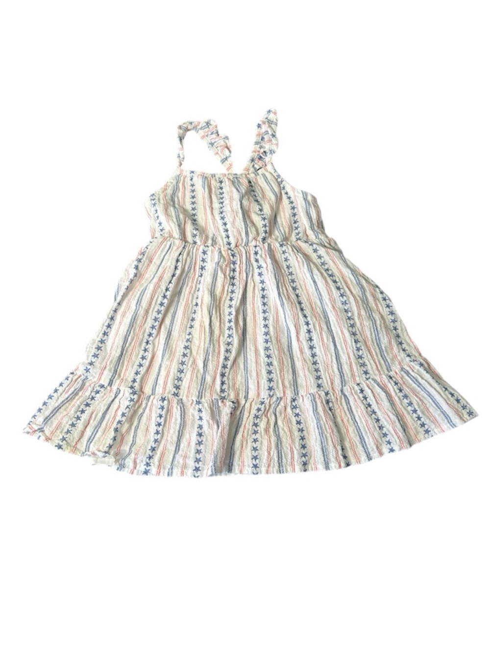 Cat & Jack Toddler Girl Dress size 3T Stars and Stripes Memorial day 4th of July
